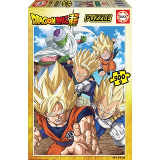 Educa - Puzzle 500 Teile für Erwachsene | Dragon Ball Super, 500 Teile Puzzle für Erwachsene und Kinder ab 11 Jahren, Anime, Dragonball (18216)