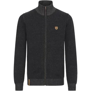 Strickjacke INDICODE "Strickjacke IDAndy", Herren, Gr. S, schwarz, Obermaterial: 75% Baumwolle CO (CMIA). 25% Polyacryl PAN., Strickjacken Strickjacke