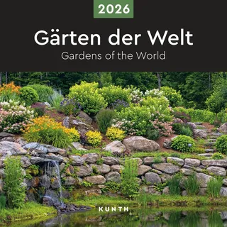 Kunth Gärten der Welt Wandkalender 2026 Silber