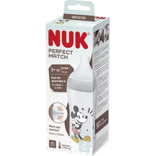 NUK Perfect Match Trinkflasche Disney Mickey Mouse, 260ml (10216305)