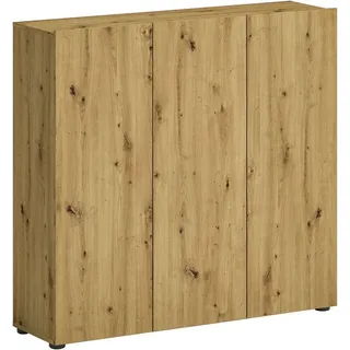 Home Affaire Mister Schuhregal 120 x 115 x 34 cm beige / beige matt