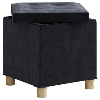 Mid.you Sitzbox , Anthrazit , Holzwerkstoff , 38x40x38 cm , Stauraum , Wohnzimmer, Sessel, Hocker & Hockerbänke, Sitzwürfel