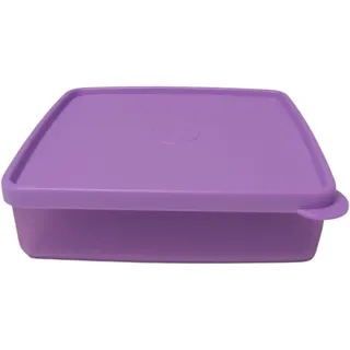 Tupperware Sandwich-Box Aufbewahrungsbox Vesperbox Hitparade Kühlschrank System Brotdose rechteckig auslaufsicher 400ml lila
