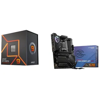 AMD Ryzen 9-7950X Processor + MSI MPG X670E Carbon WiFi Motherboard ATX