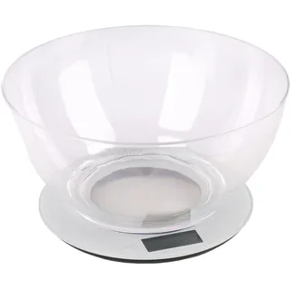 Cofan Digitale Küchenwaage mit transparenter Schüssel. Farbe: Grau · Präzision und Funktionalität für 10 kg