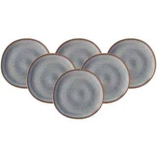 Villeroy & Boch like. by Villeroy & Boch Frühstücksteller »Frühstücksteller Lave ø 23 cm 6er Set«, beige