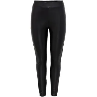 Only ONLCOOL Coated Legging Hosen Schwarz S