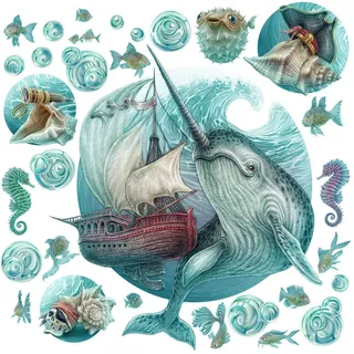 Tulup Aufkleber, Blau, Kunststoff, 60x62x0.1 cm, Tapeten & Wandverkleidungen, Wandtattoos & Sticker