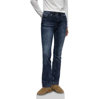 Street One Bootcut Jeans Blue Black Random Washed 28