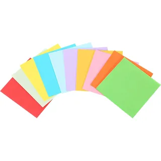 Bunte Blätter, 5x5 Origami-Papier wecken die Fantasie des Kindes beim Basteln von Karten