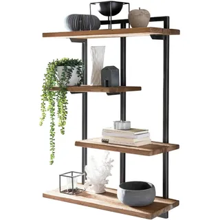 SIT Möbel Wandregal 70 x 97 x 25 cm Schwarz