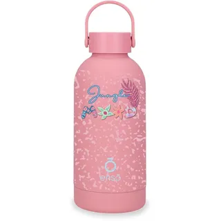 Enso Magical Trinkflasche aus Edelstahl, Rosa, 6,5 x 18,5 x 6,5 cm, Edelstahl, Rosa, Talla única, Trinkflasche aus Edelstahl