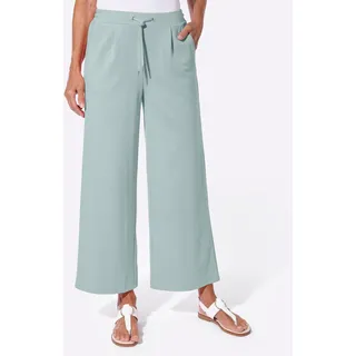 Culotte INSPIRATIONEN, Damen, Gr. 38, Normalgrößen, kalkmint, 58% Viskose, 36% Polyamid, 6% Elasthan, unifarben, Hosen Culotte