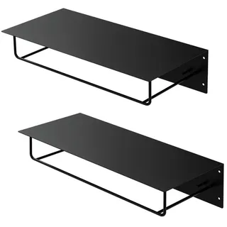 ML-Design Wandgarderobe 2Er Set Schwarz