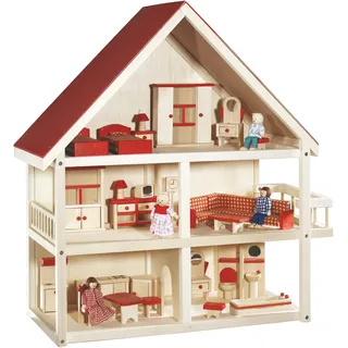 roba Holzpuppenhaus 1 St rot 29