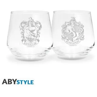 Harry Potter - 2 Glass Set Ravenclaw & Hufflepuff EUROPE x2 - Glas