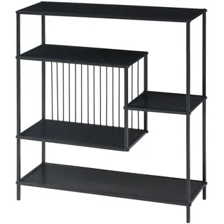 [en.casa] Beesel Konsolentisch 60x65,5x20 Schwarz