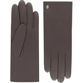 Roeckl Damen Hamburg Lederhandschuhe, Coffee, 7, Braun