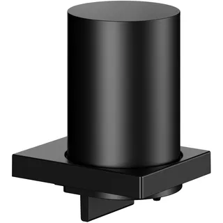 KEUCO EDITION 11 Seifenspender, Echtkristall-Stulpglas, 180 ml, 11152379000, Farbe: Schwarz Matt