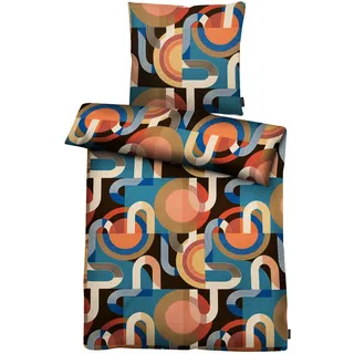 APELT Bettwäsche »Jim GOTS« 2 Stk. tlg. Siebziger Jahre Motive, bunt