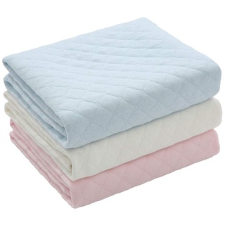 Alumuk Baby Infant Wasserdicht Matte Wickelauflage Wickelunterlage - Ökologische Baumwolle Atmungsaktiv Waschbar Wiederverwendbare Windel Matte,3 Stück in Paket (70x120 cm (3er Pack))