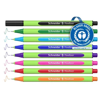 Schneider Fineliner Line-Up 0,4mm 8er Box