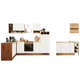 Respekta Winkelküche L-Form 280 x 172 cm Weiß