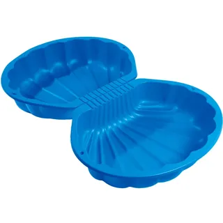 Big Sand-/Wassermuschel mit Deckel Blau