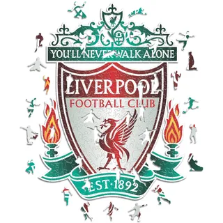 iconic puzzles Iconic Puzzles, Liverpool FC Logo Formpuzzle 150 Teile