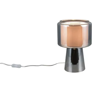 Trio - Tischlampe ROCKA - Silber - 20x20x29 cm - Grau
