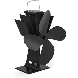 Relaxdays Ofenventilator , Metall , 19x26x12 cm , Elektrogeräte, Heizgeräte, Elektrokamine