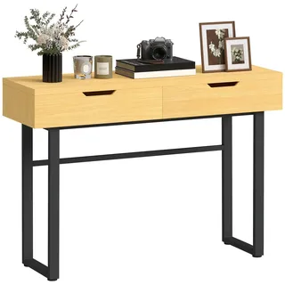 Homcom Konsolentisch 110x35x76,5 cm Natur
