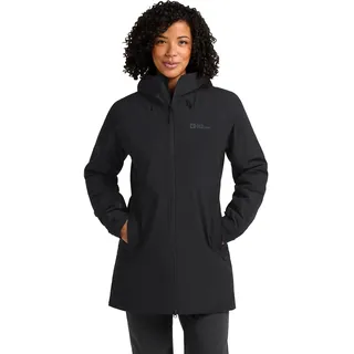 Jack Wolfskin Damen Heidelstein Ins Mantel (Größe XL, schwarz)