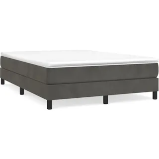vidaXL Boxspringbettgestell 140 x 200 cm Grau