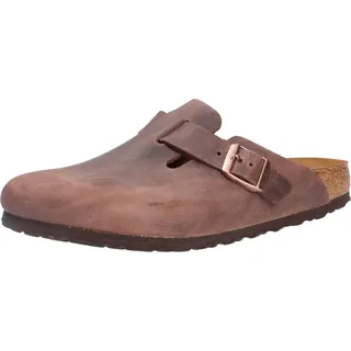Birkenstock Boston Nubukleder schmal Braun 39