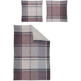 IRISETTE Wendebettwäsche »Zobel 8877« 2 Stk., tlg. einzigartige kuschelig weiche Winterbettwäsche beige