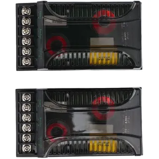 2Pcs Car Audio Passive Frequenzweiche, 2 Wege Car Audio Crossover Überstromschutz Universal Wärmeableitung Lautsprecher Frequenzteiler