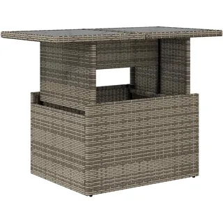 vidaXL Gartentisch 100 x 55 x 73 cm Grau