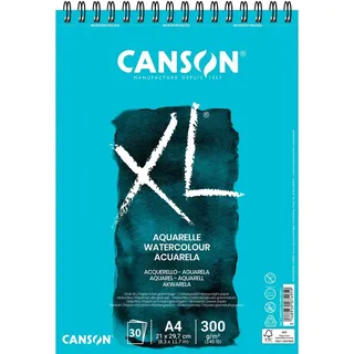 Canson Aquarellblock XL 30 Blatt 300 g/qm Blau