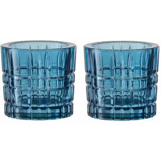 Nachtmann Square Votives Teelichthalter vintage blue 2er Set