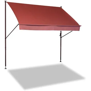 Angerer Klemmmarkise Style 400 x 150 cm terrakotta