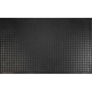 Arbeitsmatte Bubble Naturgummi Schwarz Zuschnitt 90x350 cm