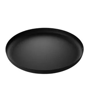 Alessi Platte Texture Ø 35 cm Stahl Schwarz