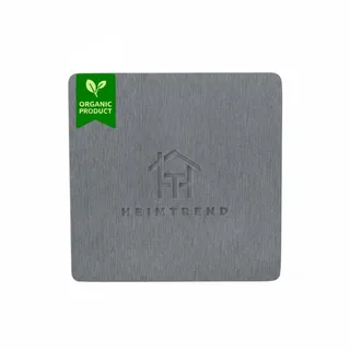 Heimtrend Schnelltrocknende Matte aus Diatomeenerde (Kieselgur, Stein) – rutschfest, Antibakteriell, Wasserabsorbierend, Pflegeleicht | Badezimmer, Küche, Pflanzen – Wähle Deine Größe! (20 x 20 cm)