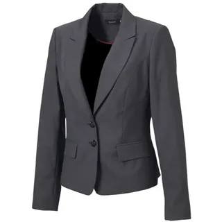 Tricorp 405005 Corporate Damen Blazer, 70% Wolle/30% Natural Stretch Polyester, 270g/m2, Grau, Größe 40