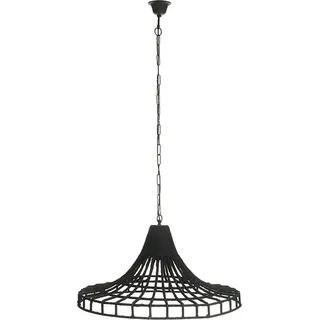 Madam Stoltz Rustikale Seil-Tischlampe 45cm - Handgefertigtes Design, Vintage-Stil