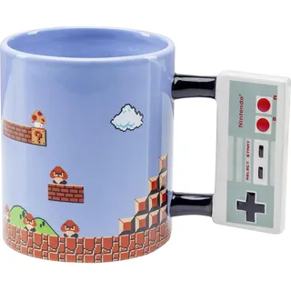 NES Controller 3D Becher Nintendo Tasse - Blau