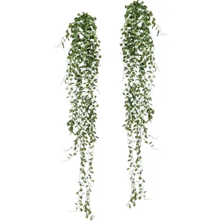 Creativ green Kunstranke "Mühlenbeckia-Hänger" 2er Set, grün