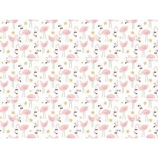 Queence »Flamingos« Stickerfliesen, selbstklebend, Sticker, 12er Set,