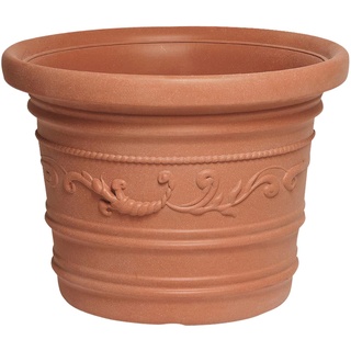 Saturnia 8093415 – Pflanzgefäß, rund Durchmesser 50 cm, terracotta, One Size